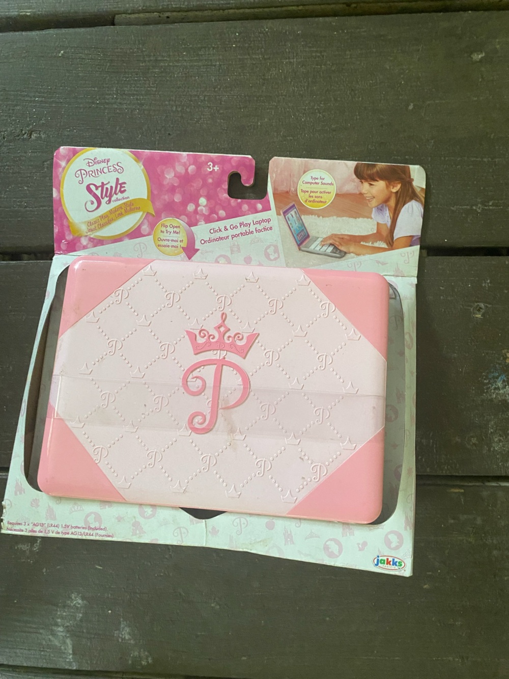 Disney Princess Pink & Light Pink Play Laptop Case